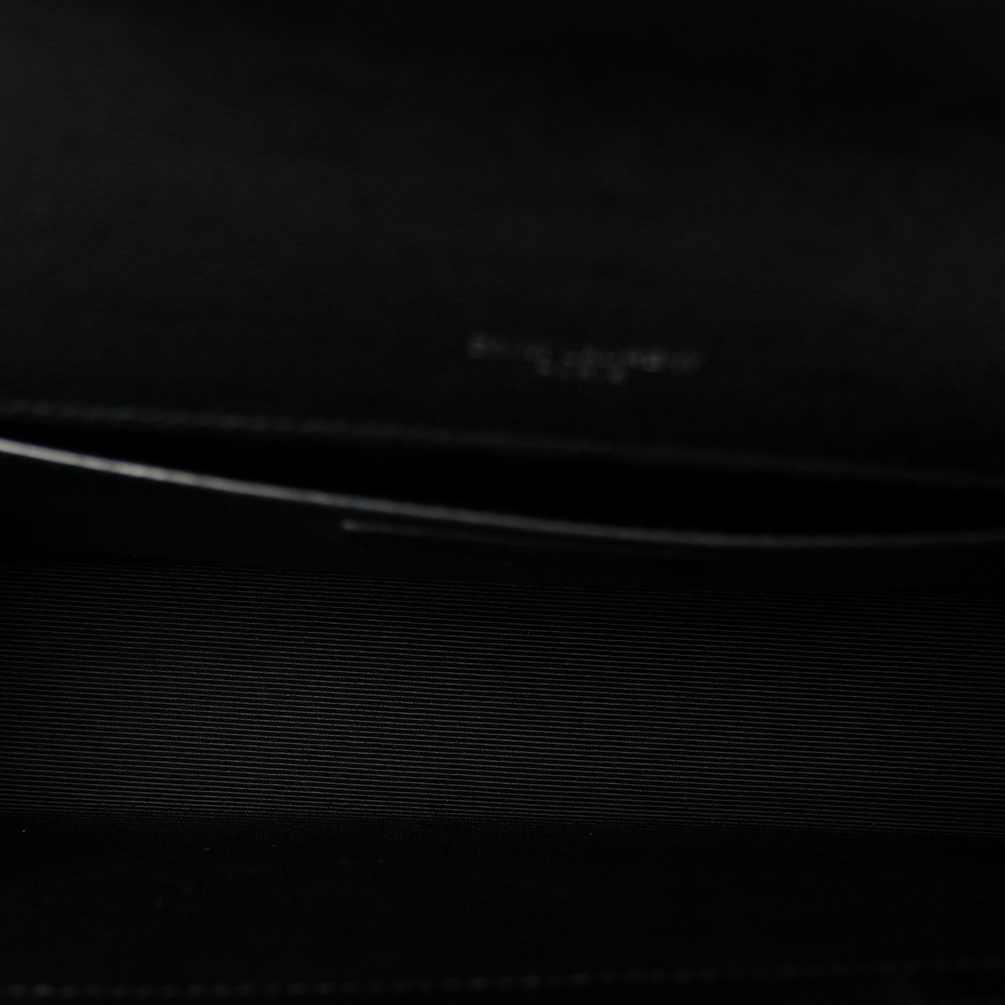 Grain De Poudre Medium Classic Monogram Kate Satchel Black
