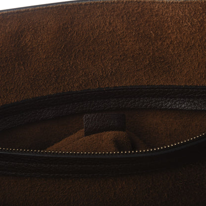 Celine Shiny Grained Calfskin Medium Phantom Luggage Brown 9 of 10