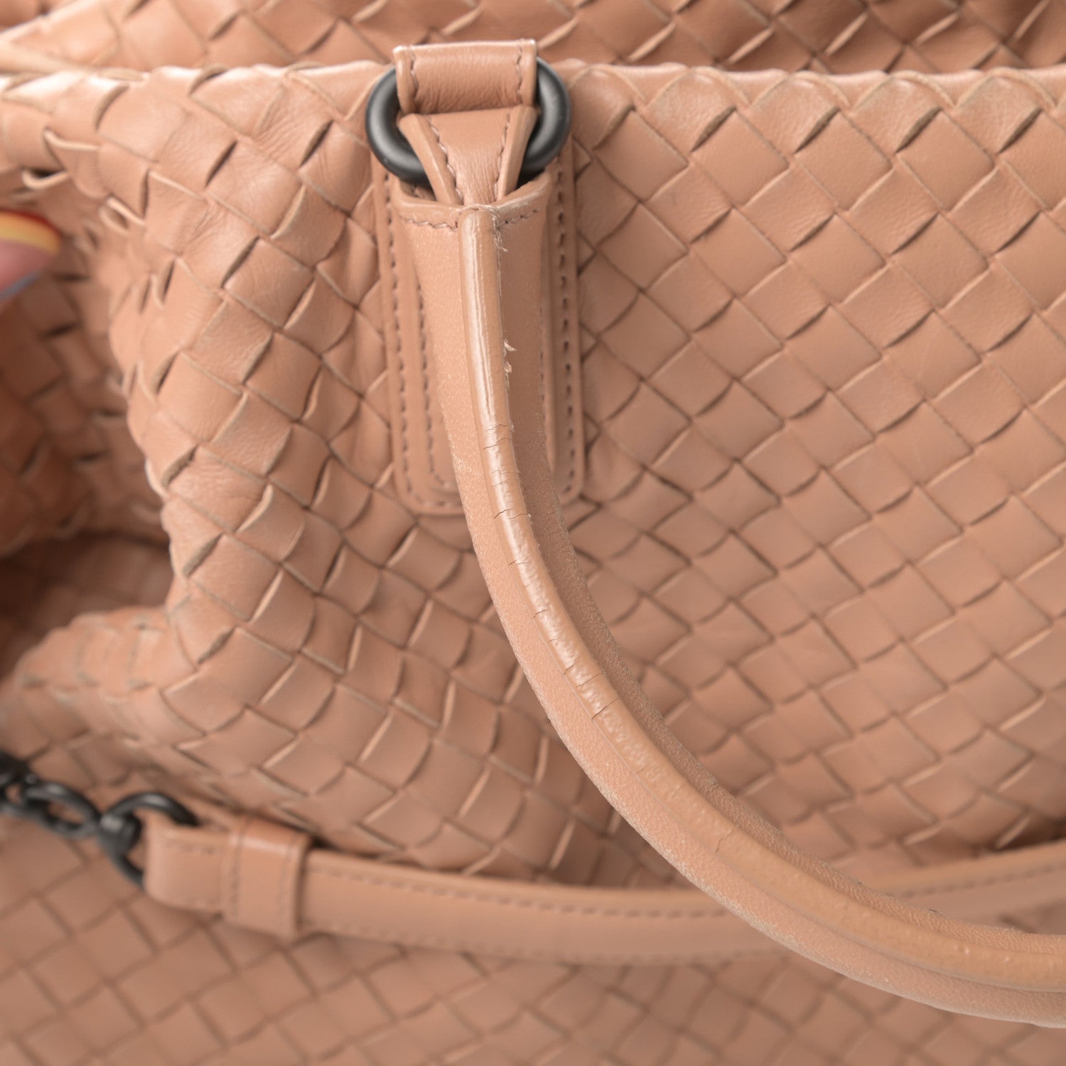 Bottega Veneta Nappa Intrecciato Maxi Convertible Tote Dahlia 14 of 17