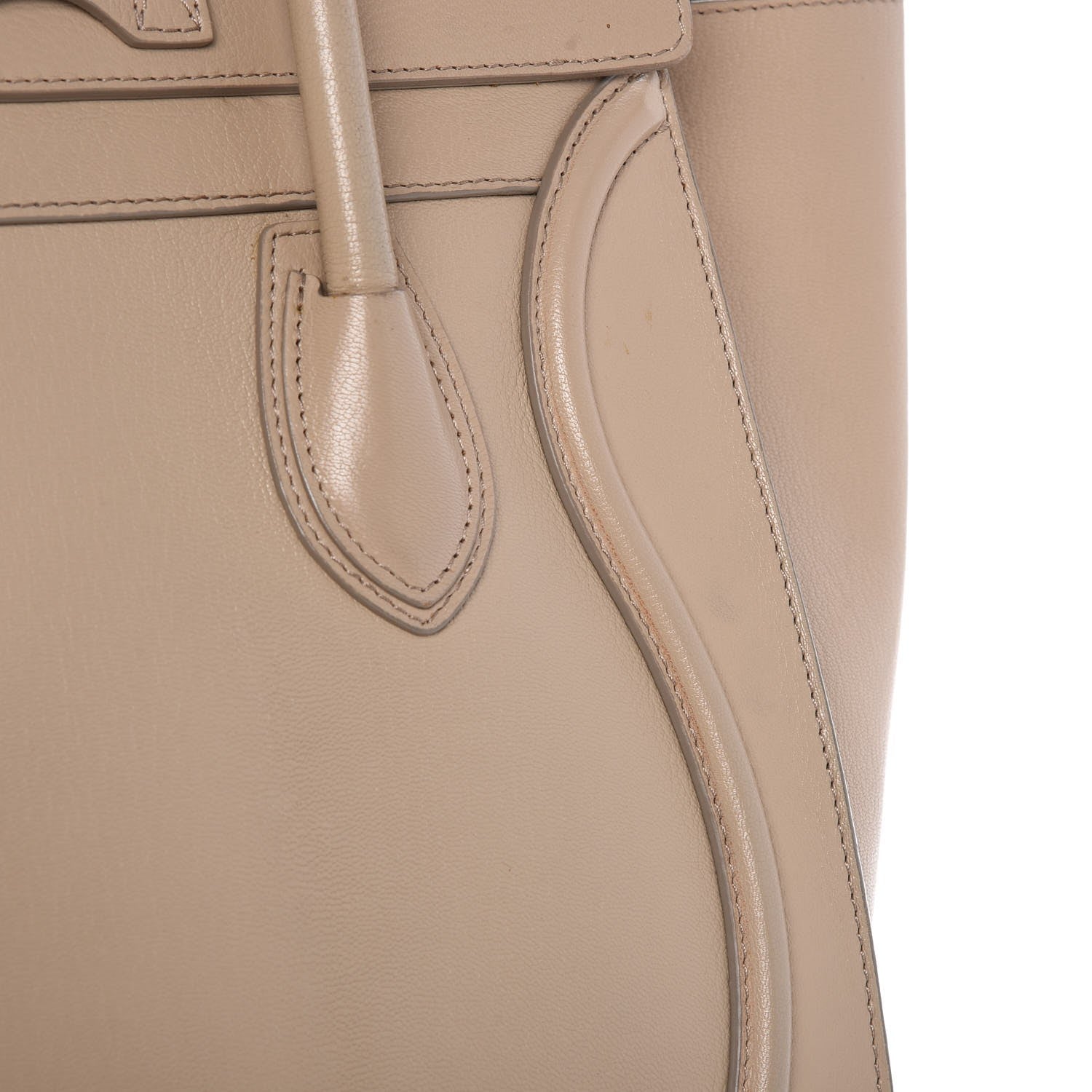 Celine Goatskin Mini Luggage Sand 13 of 15