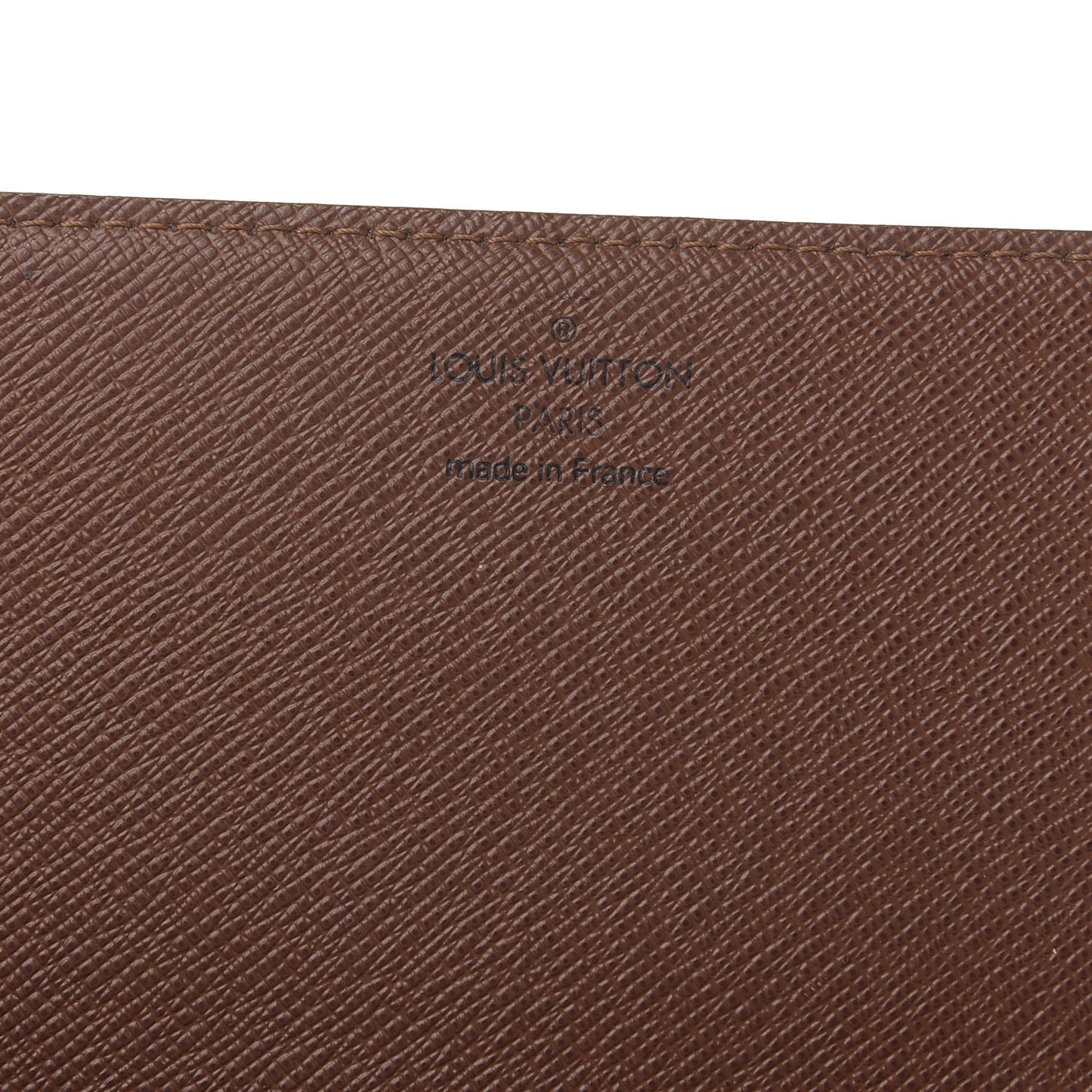Monogram Simple Checkbook Holder Wallet Cover