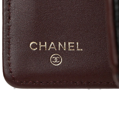 Chanel Caviar Quilted Yen Wallet Black 6 of 8