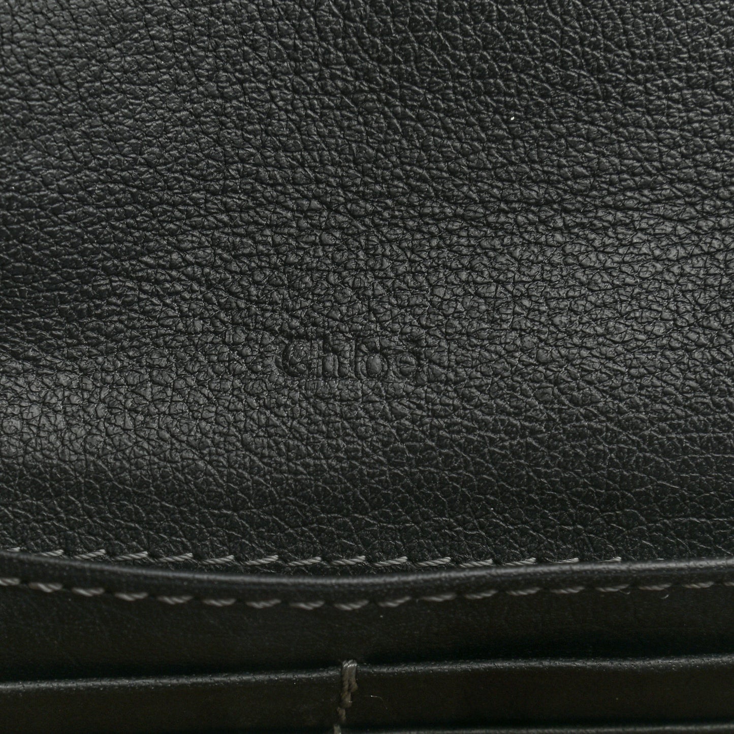 Calfskin Marcie Continental Flap Wallet Black