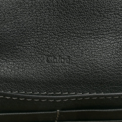 Chloe Calfskin Marcie Continental Flap Wallet Black 6 of 8