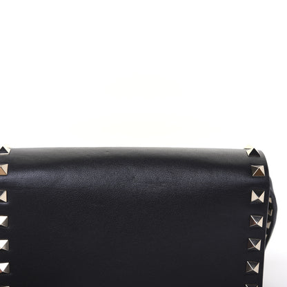 Valentino Garavani Vitello Rockstud Flap Crossbody Bag Black 14 of 15