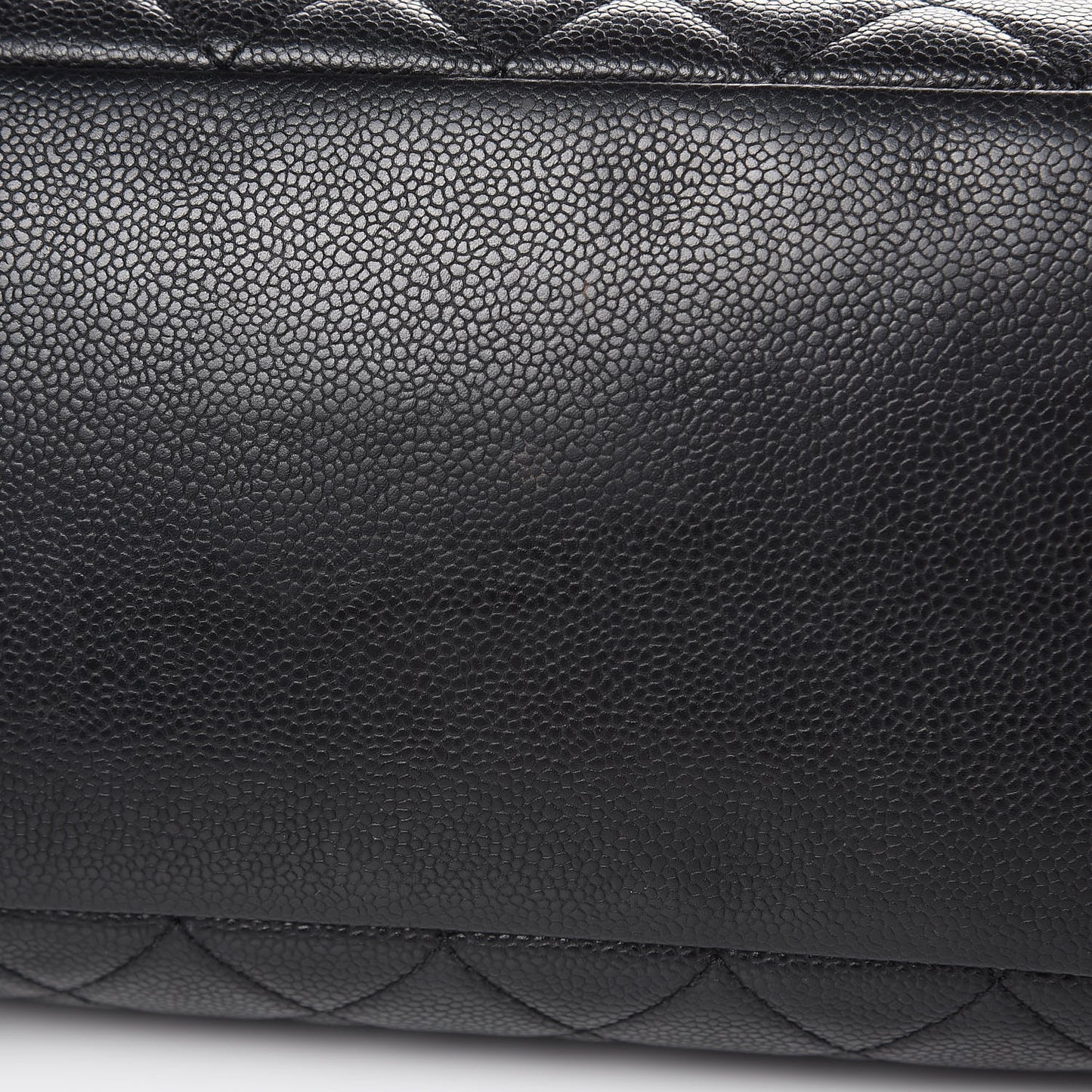 Caviar Quilted Grand Shopping Tote GST Black