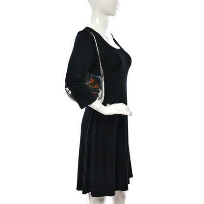 Prada Spazzolato Cleo Flap Shoulder Bag Argento 2 of 16