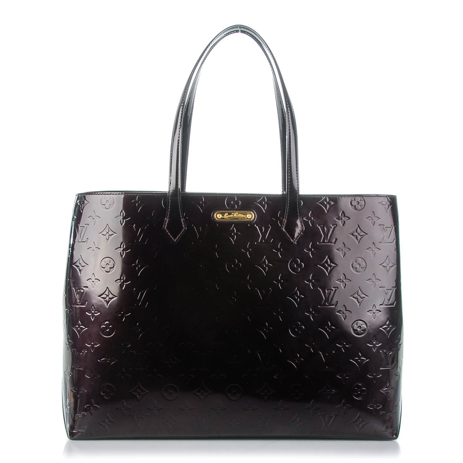 Louis Vuitton Vernis Wilshire GM Amarante 1 of 7