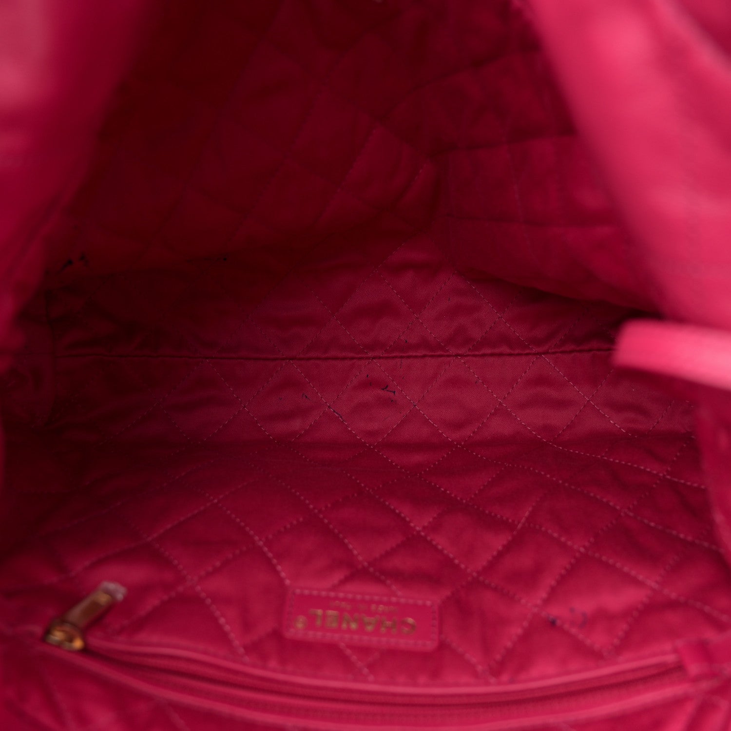 Chanel Shiny Calfskin Quilted Small Chanel 22 Fuchsia 6 of 12