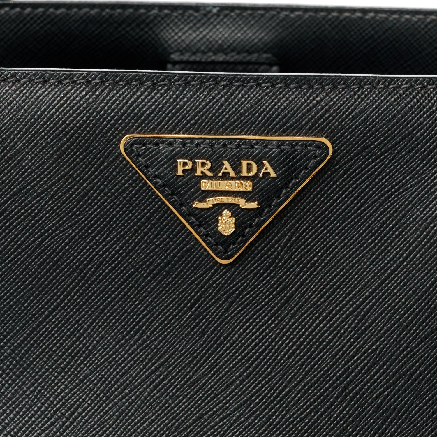 Prada Saffiano Lux Medium Tote Black 10 of 13