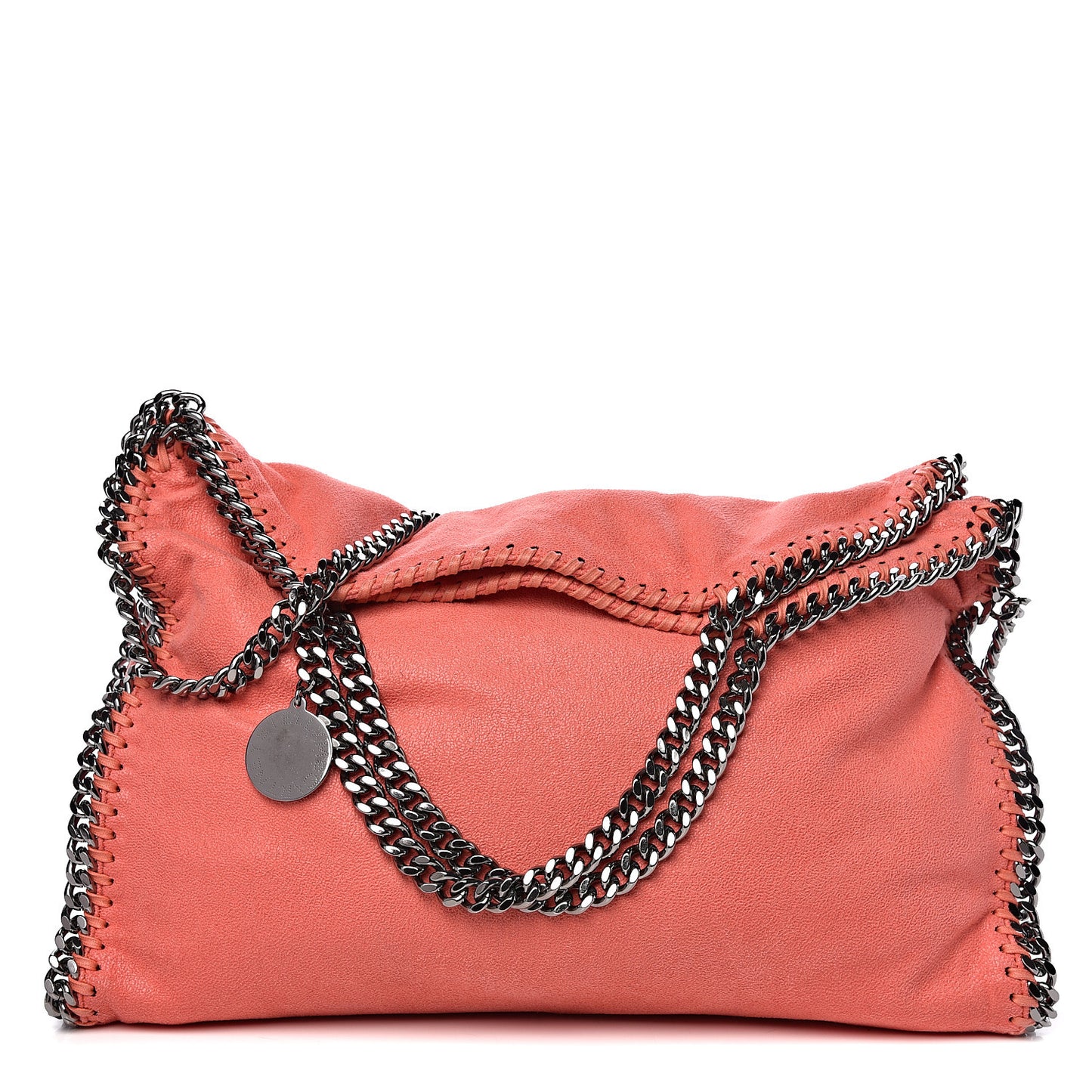 Shaggy Deer Falabella Fold Over Tote Peony