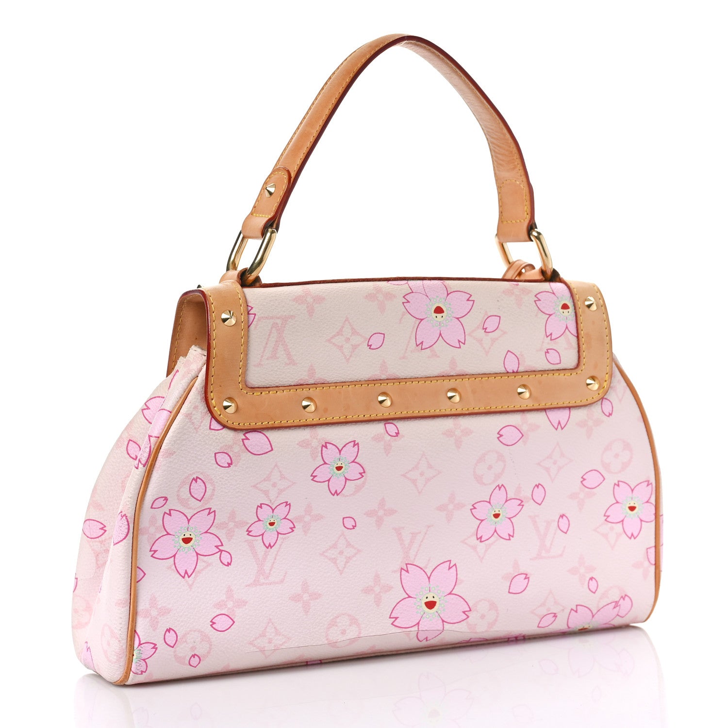 Louis Vuitton Monogram Cherry Blossom Sac Retro Pink 3 of 10