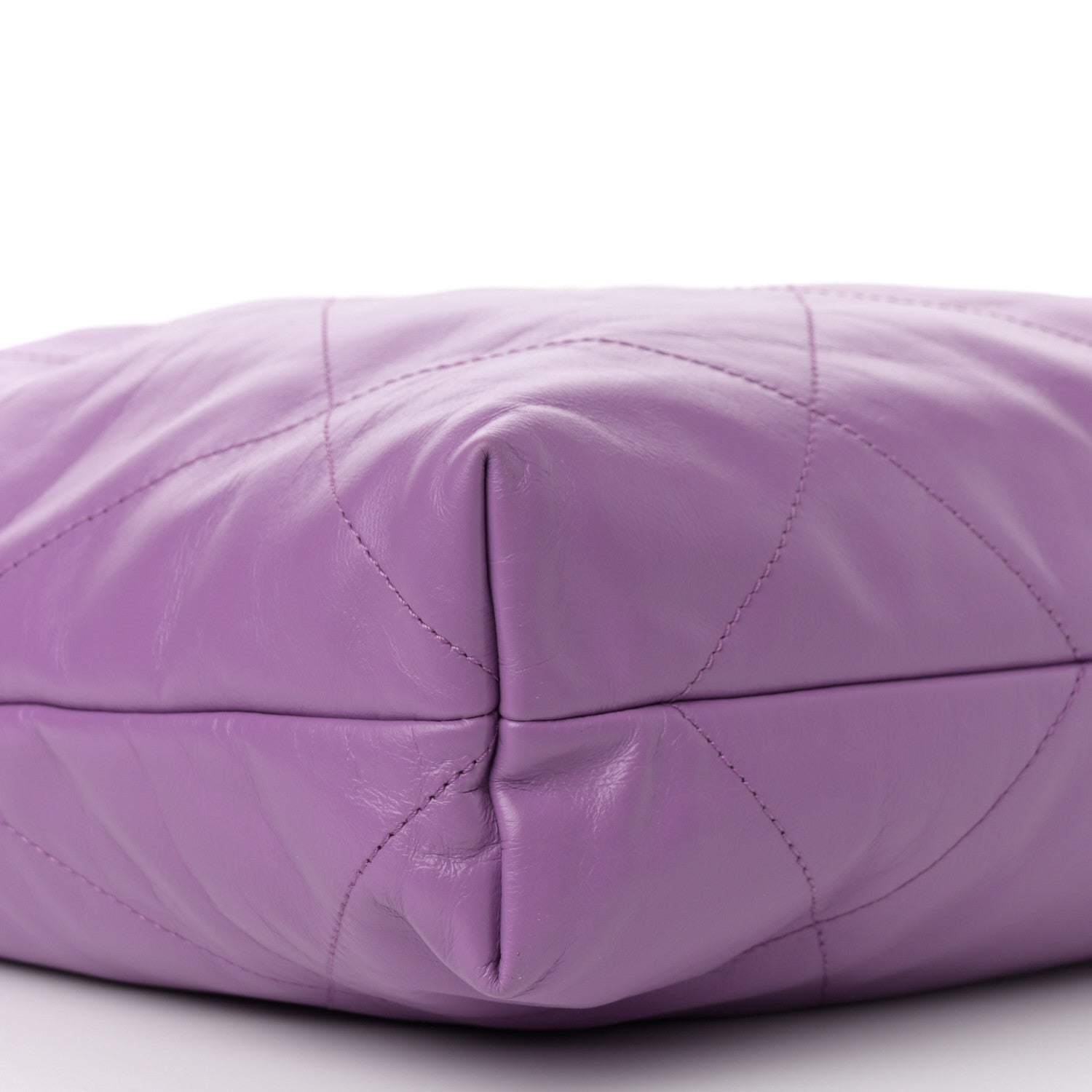 Chanel Shiny Calfskin Quilted Chanel 22 Purple 10 of 12