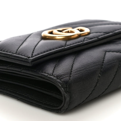 Gucci Calfskin Matelasse GG Marmont Wallet Black 8 of 15
