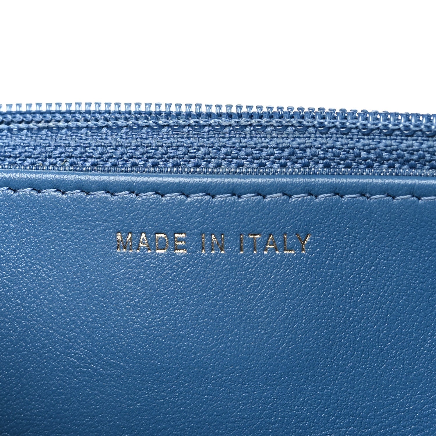 Chanel Denim Quilted CC Pearl Crush Wallet on Chain WOC Blue 7 of 11