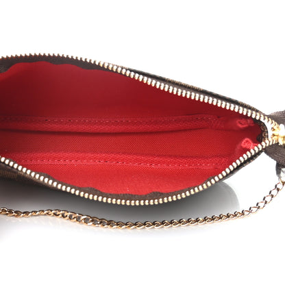 Louis Vuitton Damier Ebene Mini Pochette Accessories 5 of 9