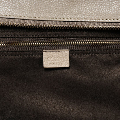 Celine Drummed Calfskin Mini Luggage Dune 6 of 8