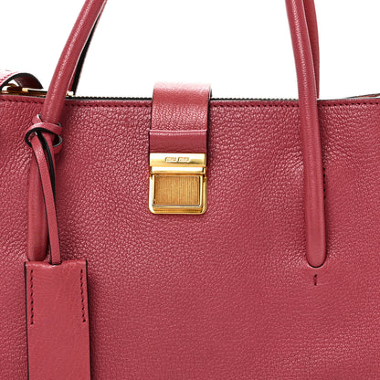 Miu Miu Goatskin Madras Tote Peonia 7 of 9