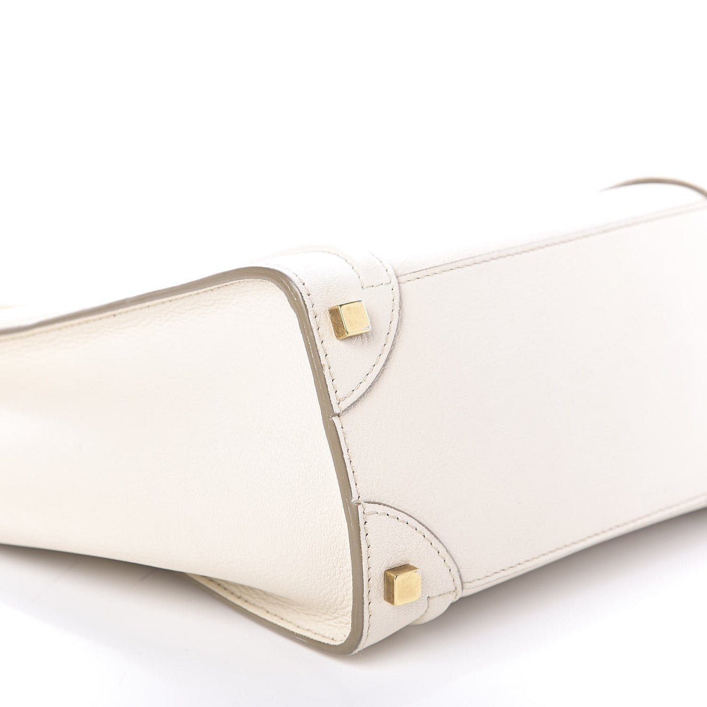 Goatskin Micro Luggage White