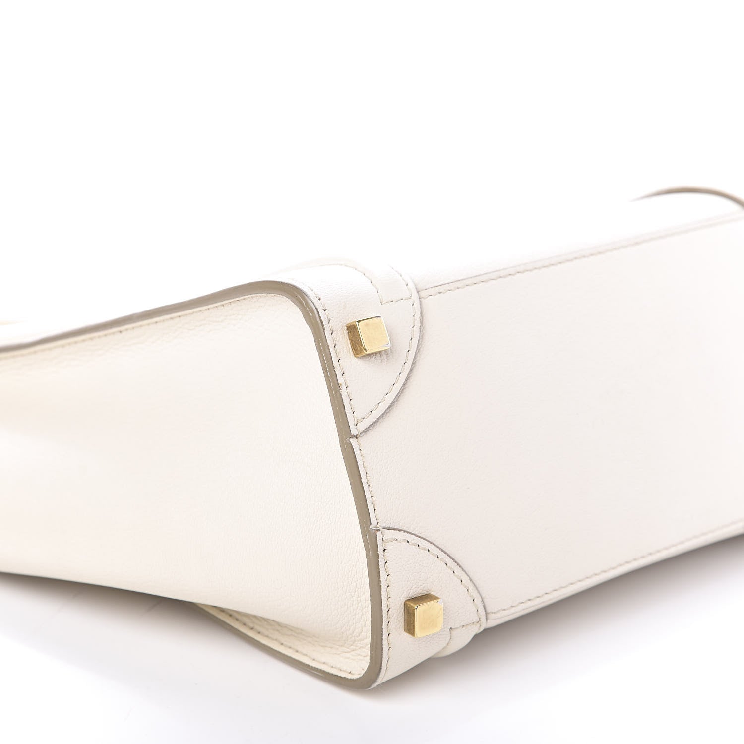 Celine Goatskin Micro Luggage White 6 of 12