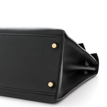 Hermes Epsom Kelly Sellier 32 Black 10 of 12