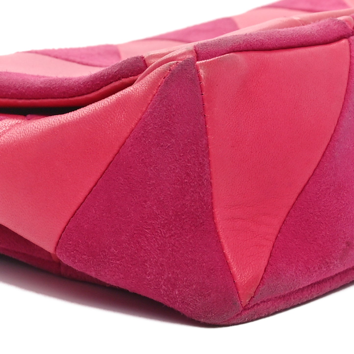 Lambskin Patchwork Monogram Medium Jamie Pink