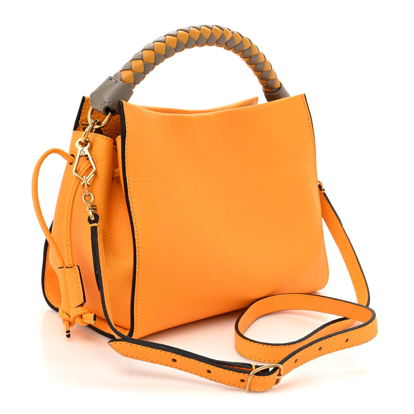Heavy Grain Small Iris Tote Double Yellow