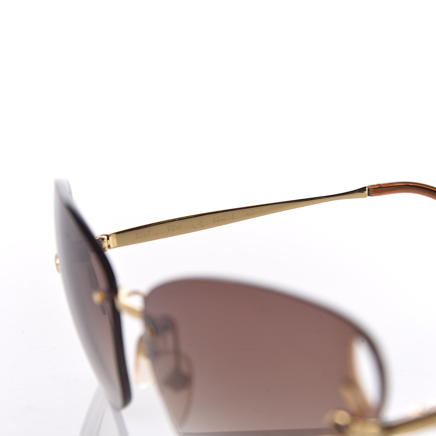 Louis Vuitton Lily Sunglasses Z0371U Brown Glitter 6 of 9