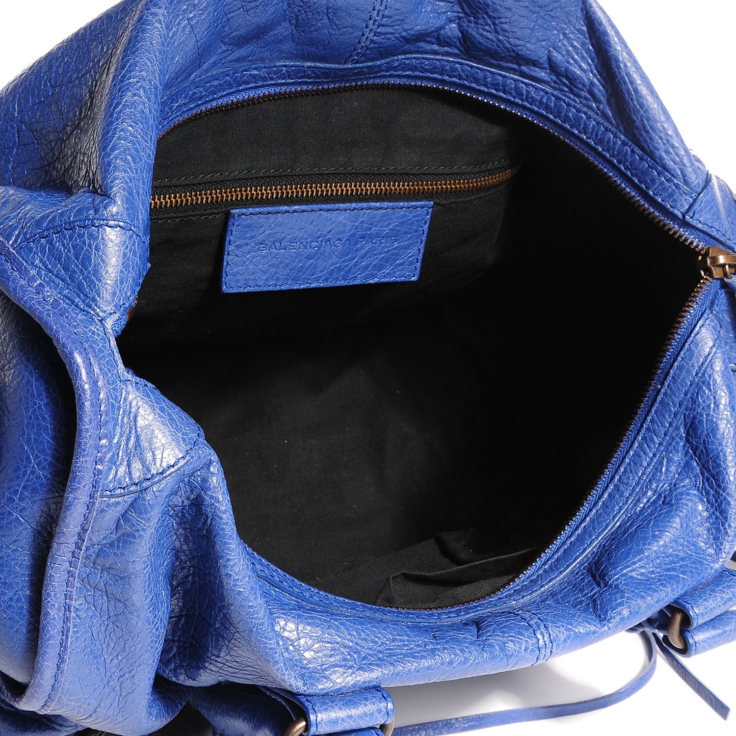 Balenciaga Agneau Classic Hardware Maxi Twiggy Bleuette 5 of 17