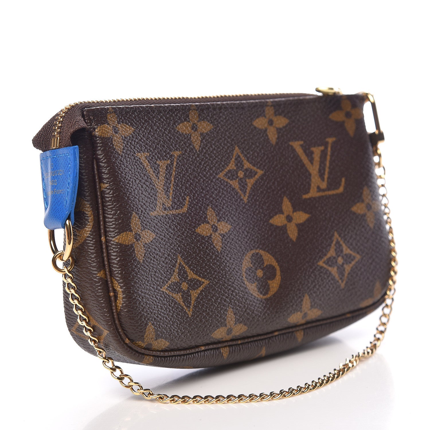 Louis Vuitton Monogram 2019 Christmas Animation Mini Venice Pochette Accessories Blue 3 of 8
