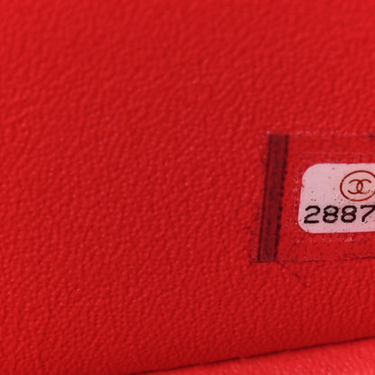 Chanel Caviar Quilted Jumbo Double Flap Red 7 of 10