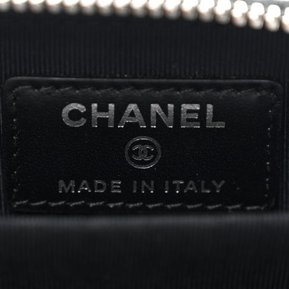 Chanel Patent Calfskin Quilted Zip Coin Purse Black 6 of 8