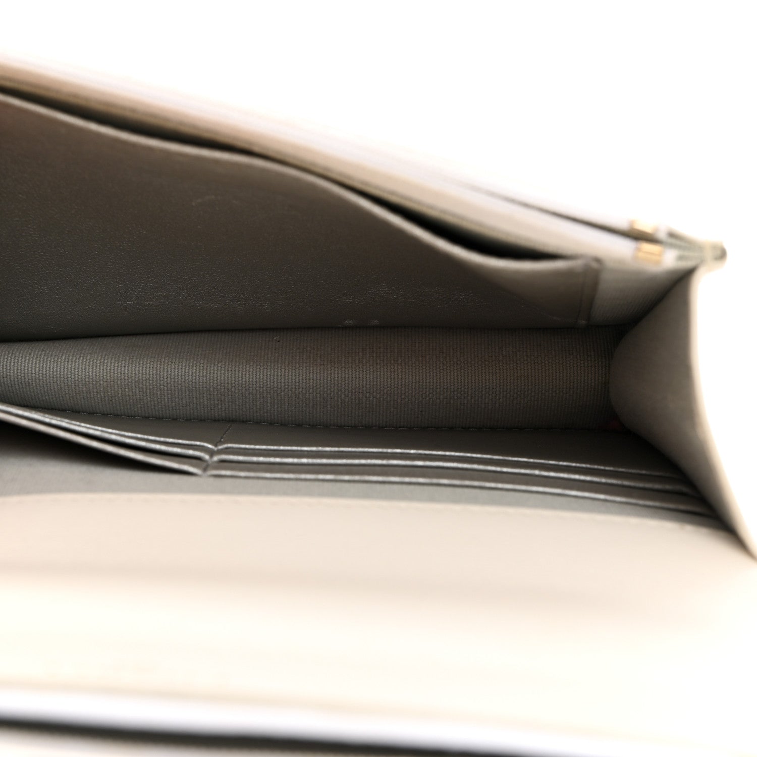 Chanel Shiny Calfskin Quilted Multicolor Top Handle Wallet On Chain WOC White 5 of 11