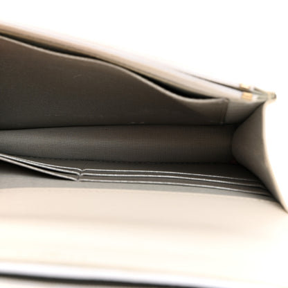 Chanel Shiny Calfskin Quilted Multicolor Top Handle Wallet On Chain WOC White 5 of 11