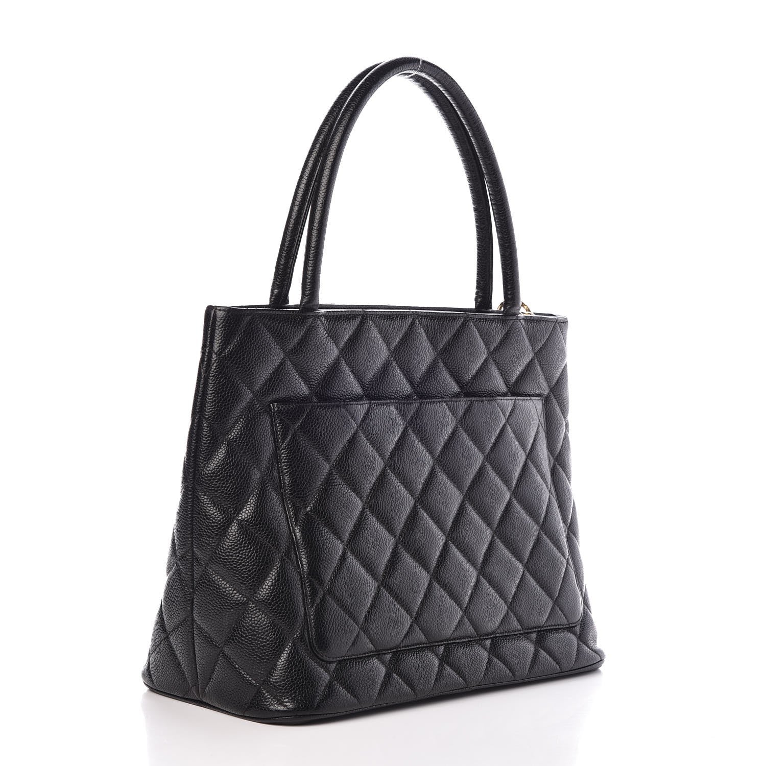 Chanel Caviar Quilted Medallion Tote Black 3 of 7