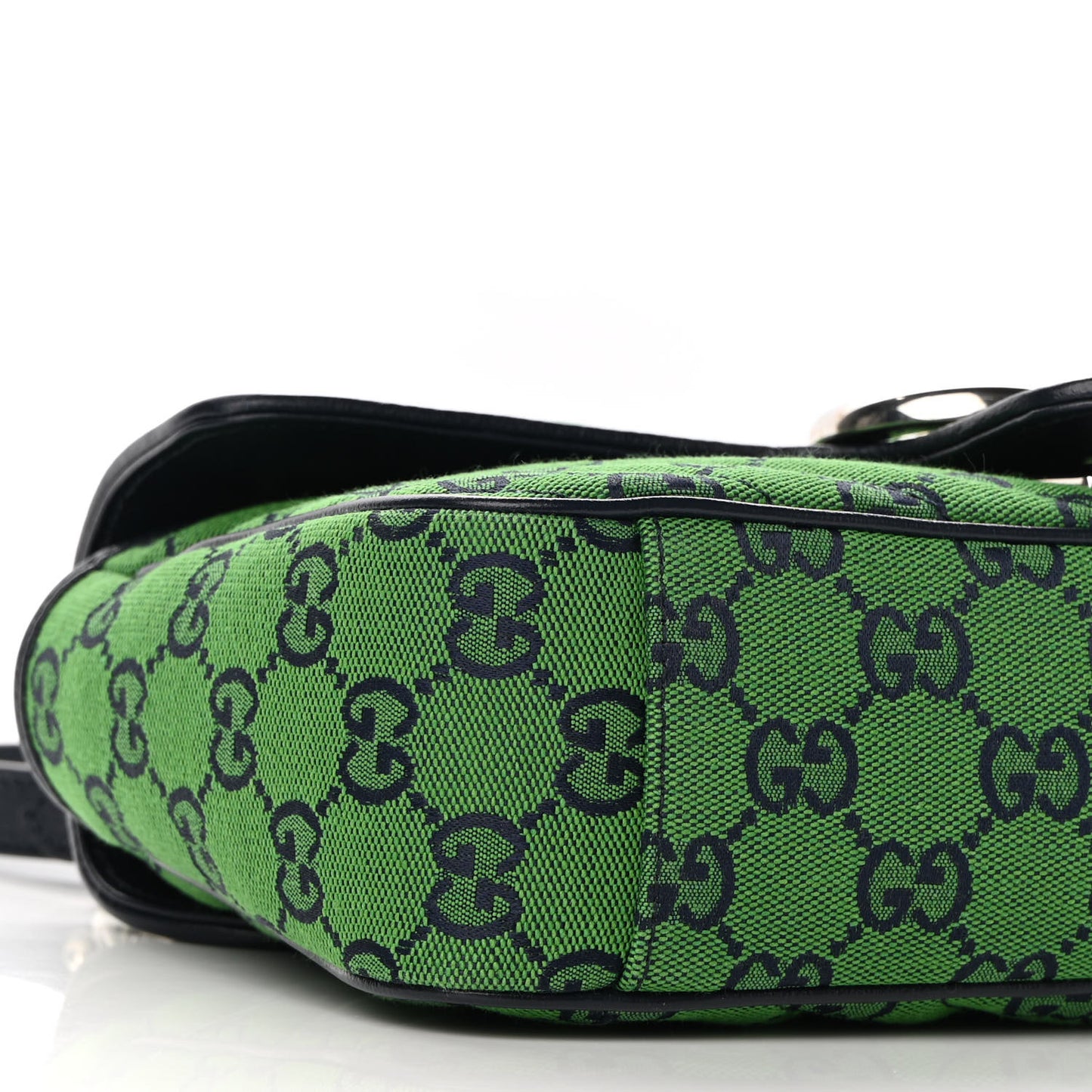 Monogram Multicolor Matelasse Diagonal Small GG Marmont Shoulder Bag Green Blue