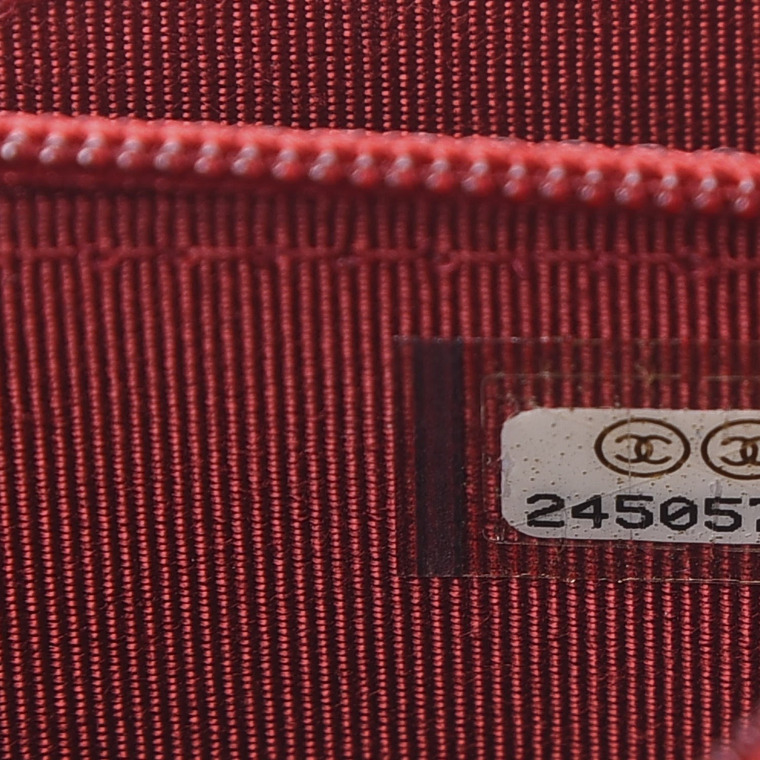 Chanel Caviar Quilted Square Wallet On Chain WOC Dark Red 7 of 11