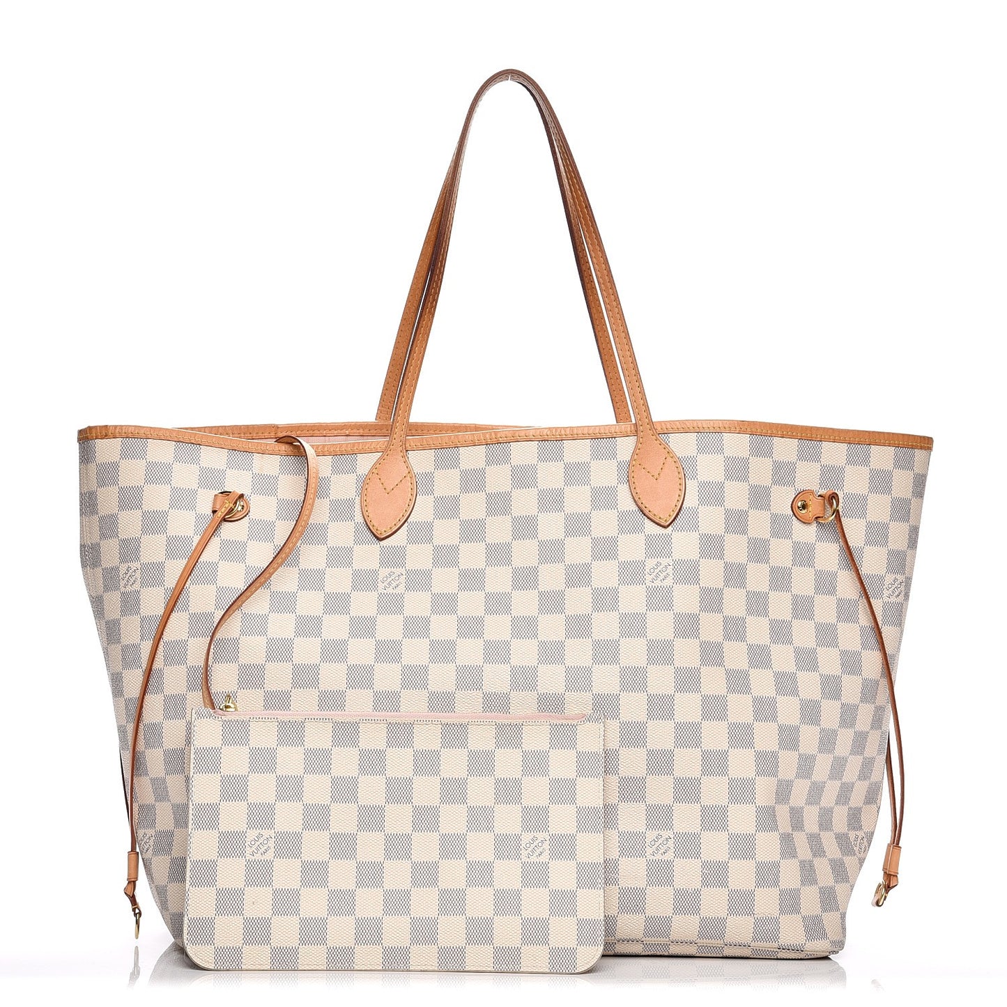 Damier Azur Neo Neverfull GM Rose Ballerine