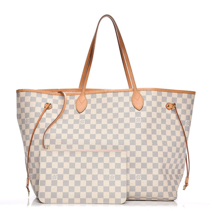 Louis Vuitton Damier Azur Neo Neverfull GM Rose Ballerine 1 of 16