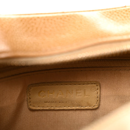 Chanel Caviar Quilted Timeless CC Shoulder Bag Beige 6 of 14