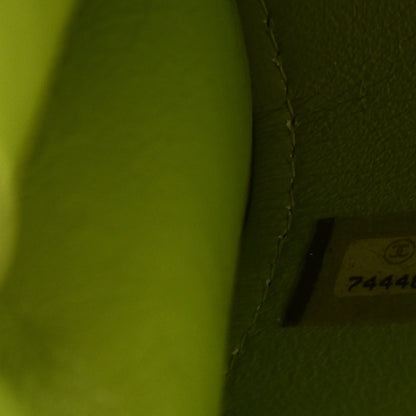 Chanel Lambskin Chocolate Bar Accordion Mademoiselle Flap Green 8 of 8