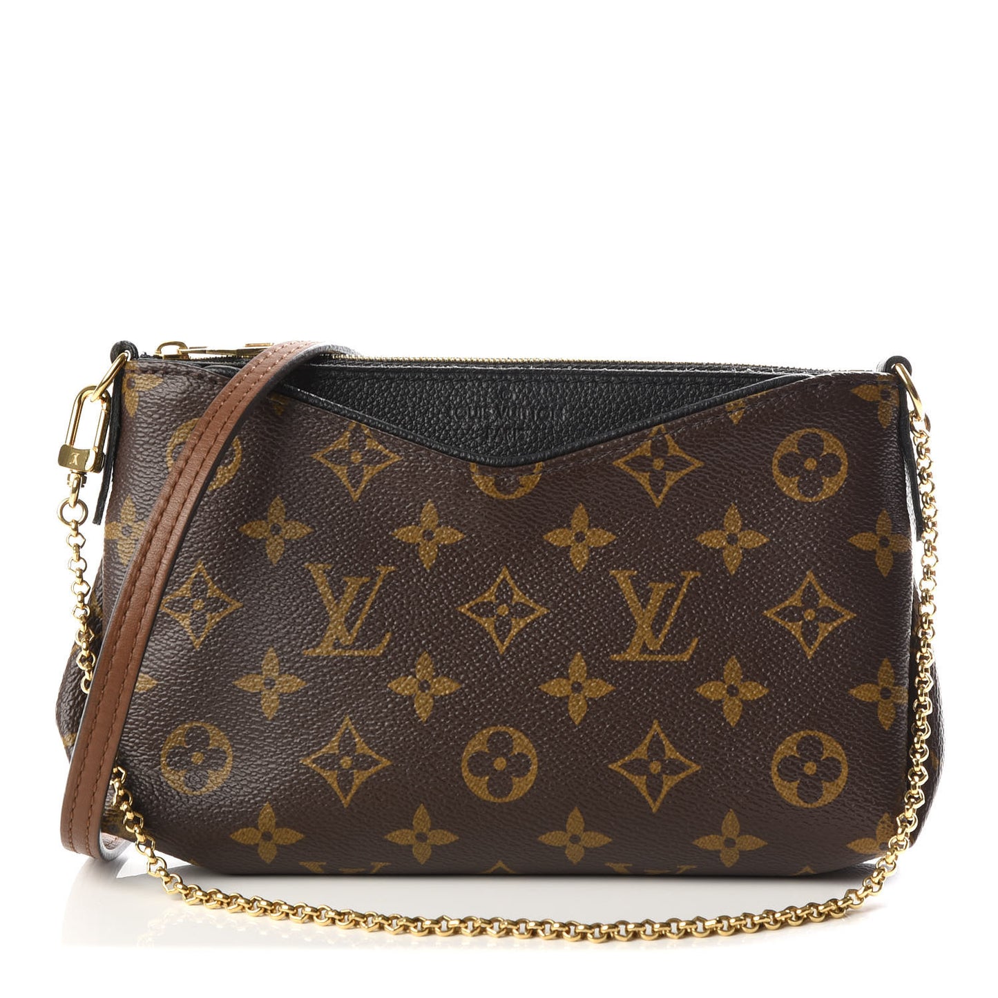 Monogram Pallas Clutch Black