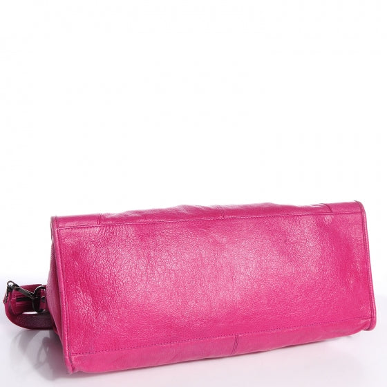 Balenciaga Agneau Classic Hardware Part Time Cyclamen Fucsia 4 of 12