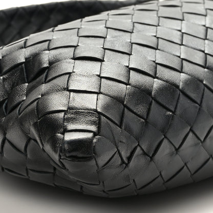 Bottega Veneta Calfskin Intrecciato Small Hop Black 7 of 8