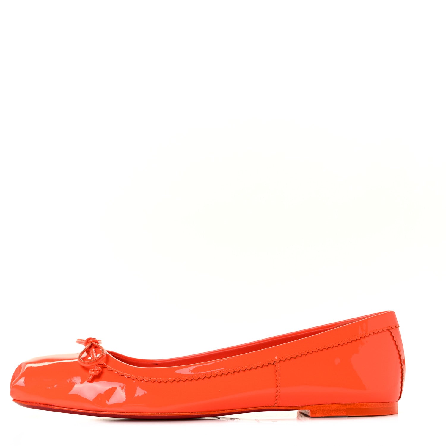 Christian Louboutin Patent Mamadrague Flats 38 Sunrise 1 of 8