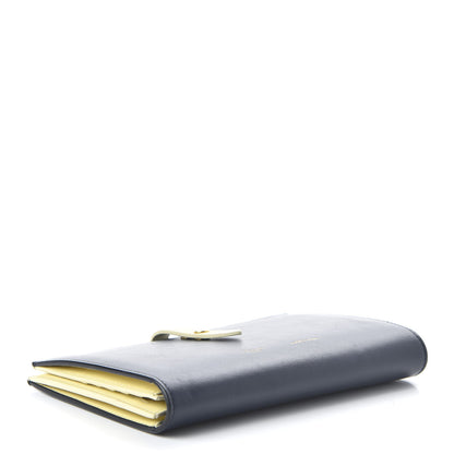 Celine Smooth Calfskin Large Multifunction Strap Wallet Dark Blue 4 of 13