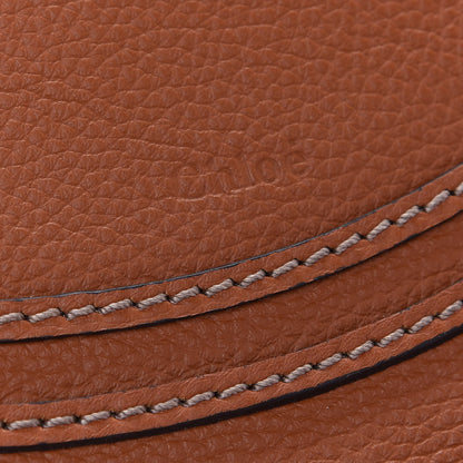 Chloe Calfskin Medium Marcie Round Crossbody Bag Tan 8 of 8