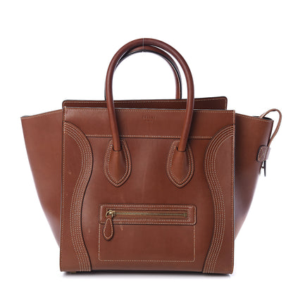 Celine Natural Calfskin Mini Luggage Tan 1 of 9