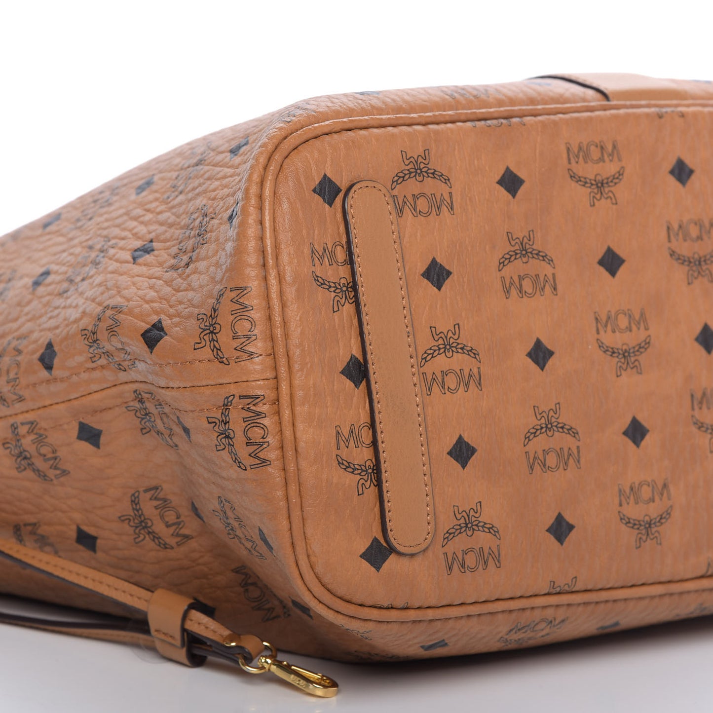 Visetos Medium Liz Reversible Shopper Tote Cognac