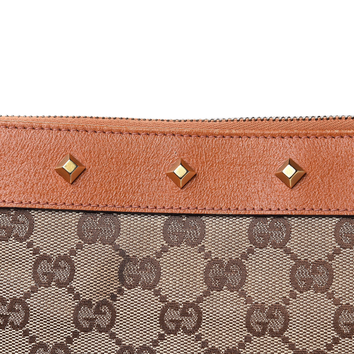 Gucci Monogram Studded Messenger Orange 11 of 16